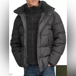 Marc New York Carlton Men's Down Puffer Coat Black Small